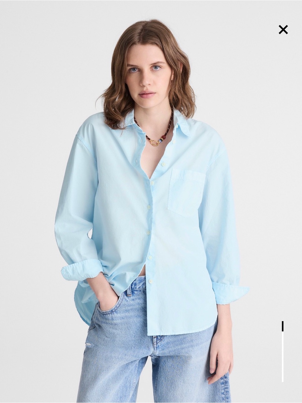 Madewell - The Easy Shirt in Poplin
